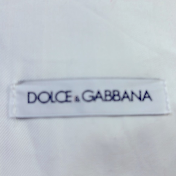 Dolce & Gabbana small white cotton drawstring bag dust cover - Picture 2 of 3